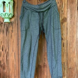 Lululemon grey herringbone joggers